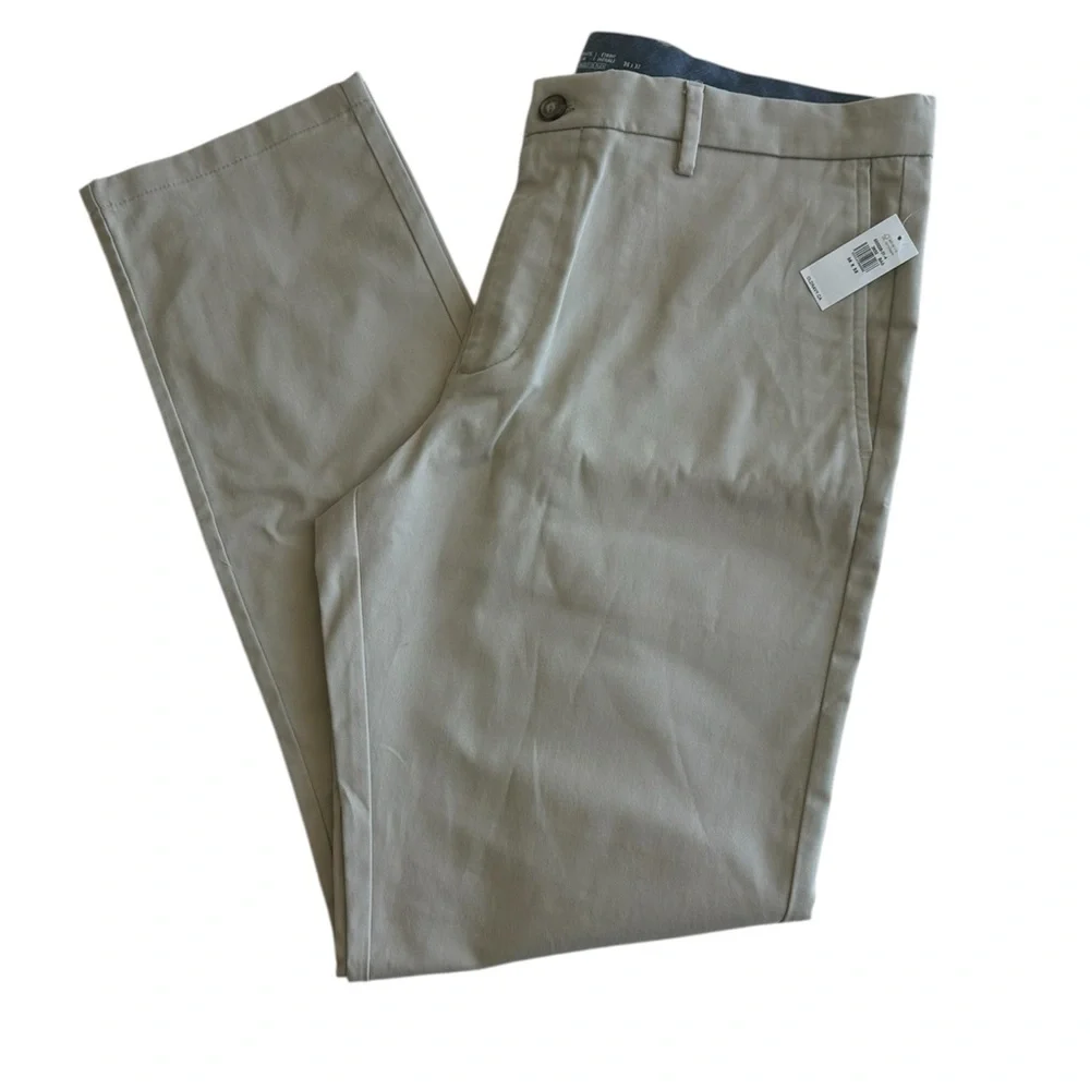 Old Navy Ultimate Slim Built-In Flex Chino Khakis Pants Beige Size 36 x 32